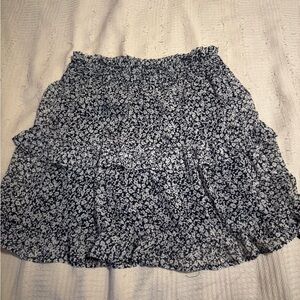 Sienna Sky Black and White Patterned Skirt